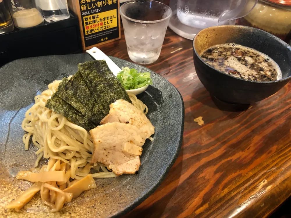 Tsukemen at Tatsunoya in Shinjuku, Tokyo