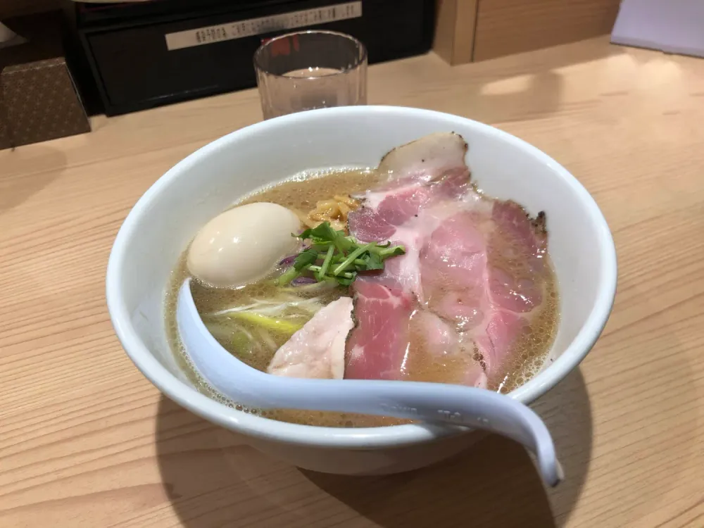 Clam-broth Ramen at Kuramu in Futako-Tamagawa, Tokyo