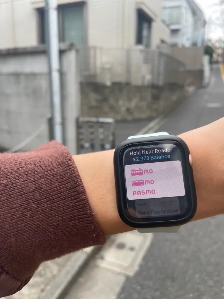 Mobile Pasmo on an Apple Watch