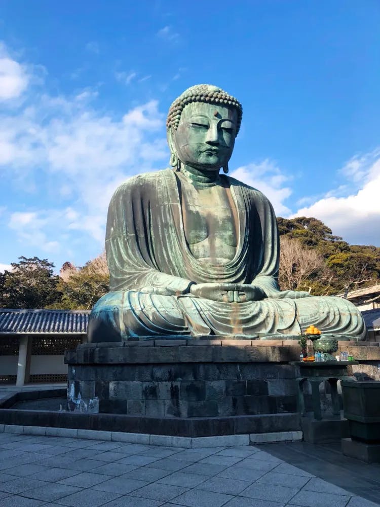 Kamakura Daibutsu statue at Kamakura, Kanagawa Prefecture