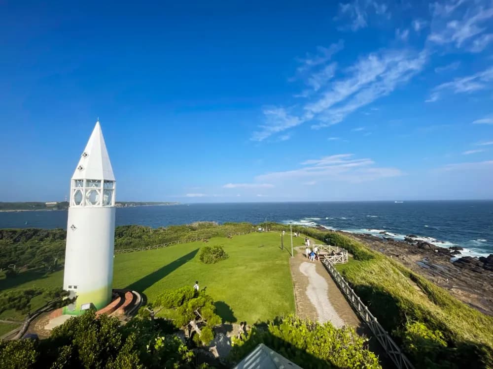 Panoramic view of Jogashima Park in Miura, Kanagawa Prefecture