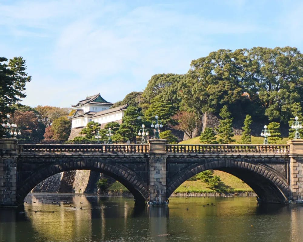 Exterior of the Imperial Palace in Otemachi, Tokyo