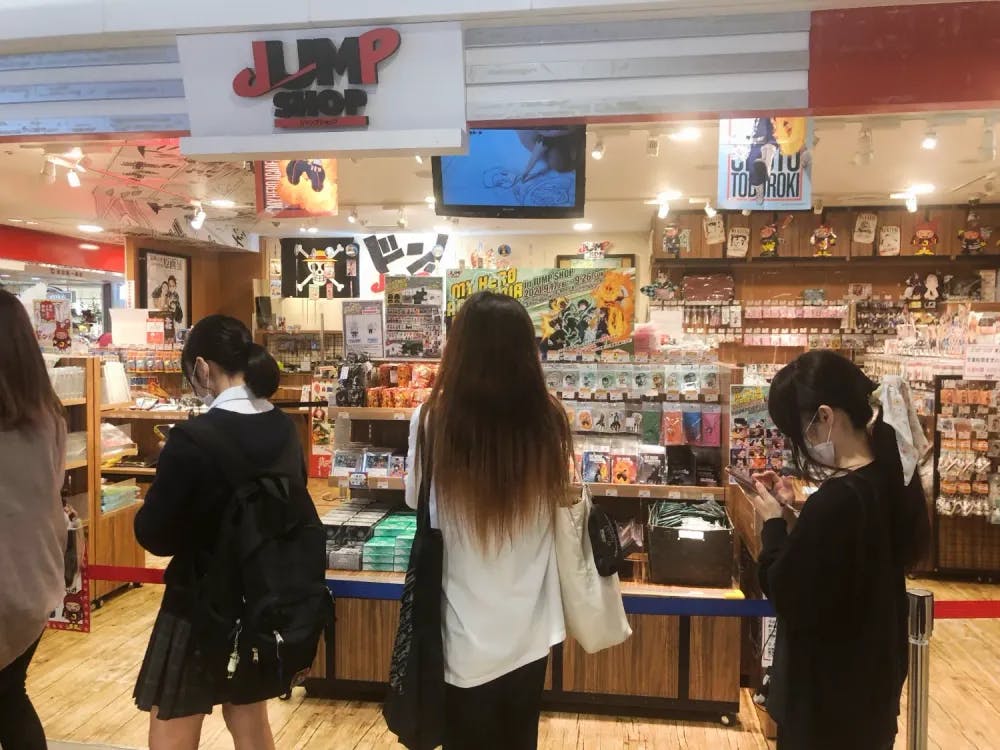 Jump Shop in First Avenue Tokyo Station in Otemachi, Tokyo