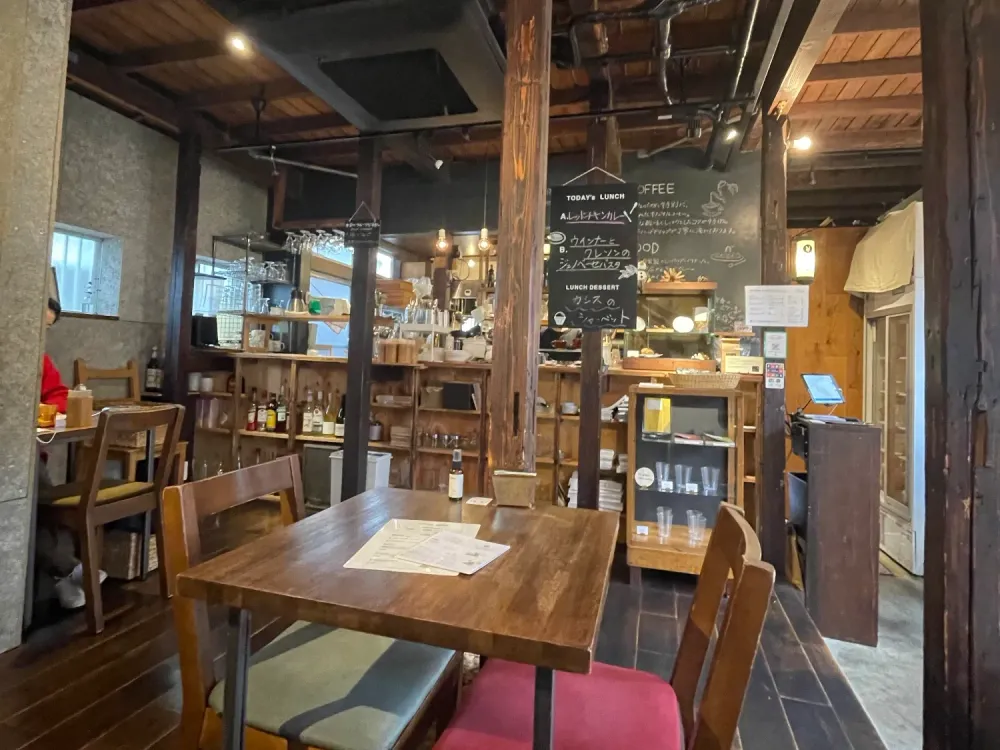 Interior of Hagiso in Yanaka, Tokyo