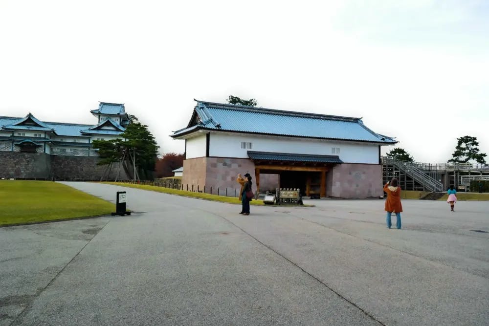 Kahoku-mon of Kanazawa Castle in Kanazawa, Ishikawa Prefecture