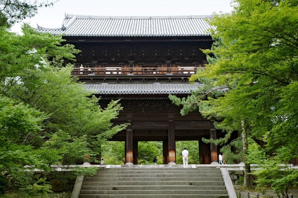Gate of Nanzenji Temple in Kyoto, Kyoto Prefecture