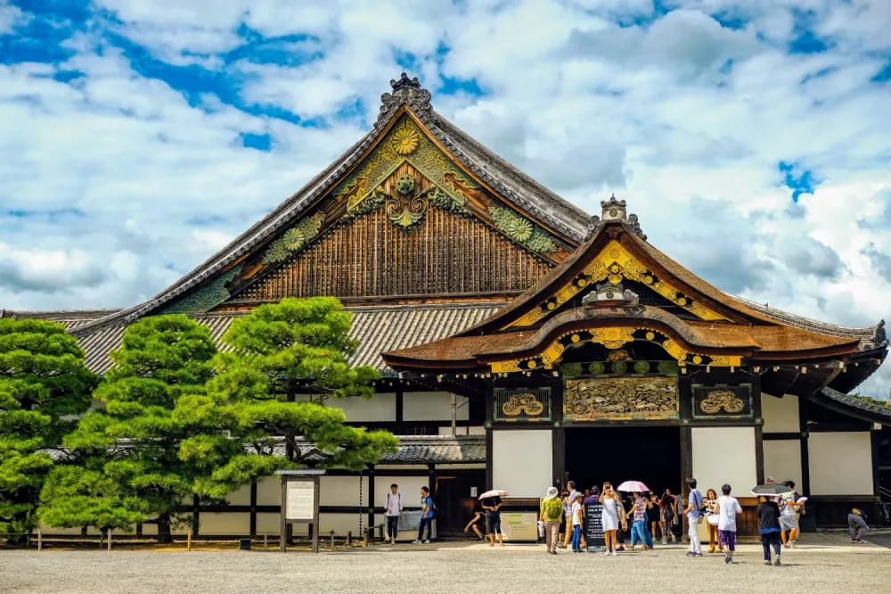 Exterior of Nijo Castle in Kyoto, Kyoto Prefecture