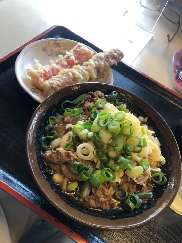 Bowl of udon at Udon Baka Ichidai