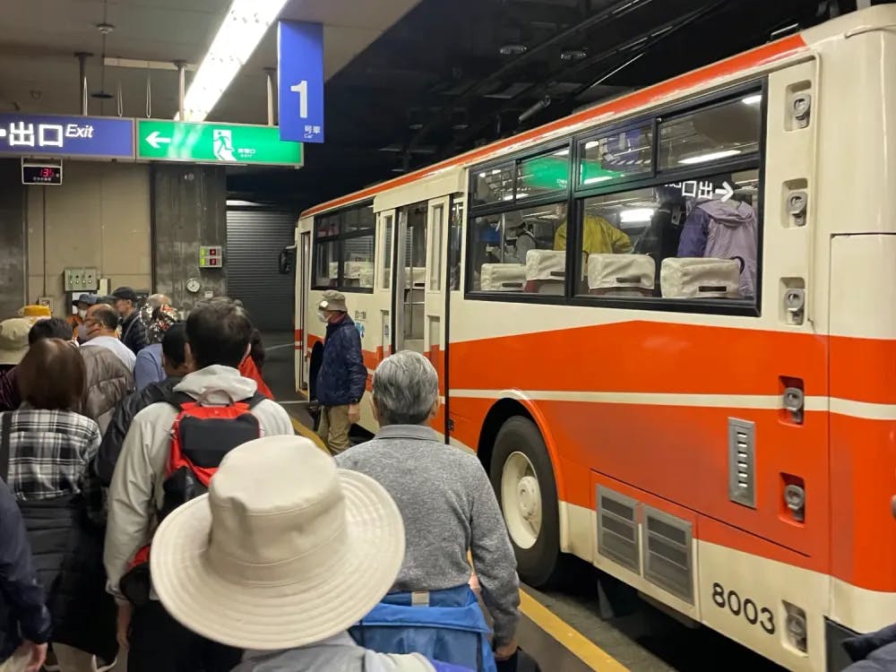 The Tateyama Tunnel Trolley Bus
