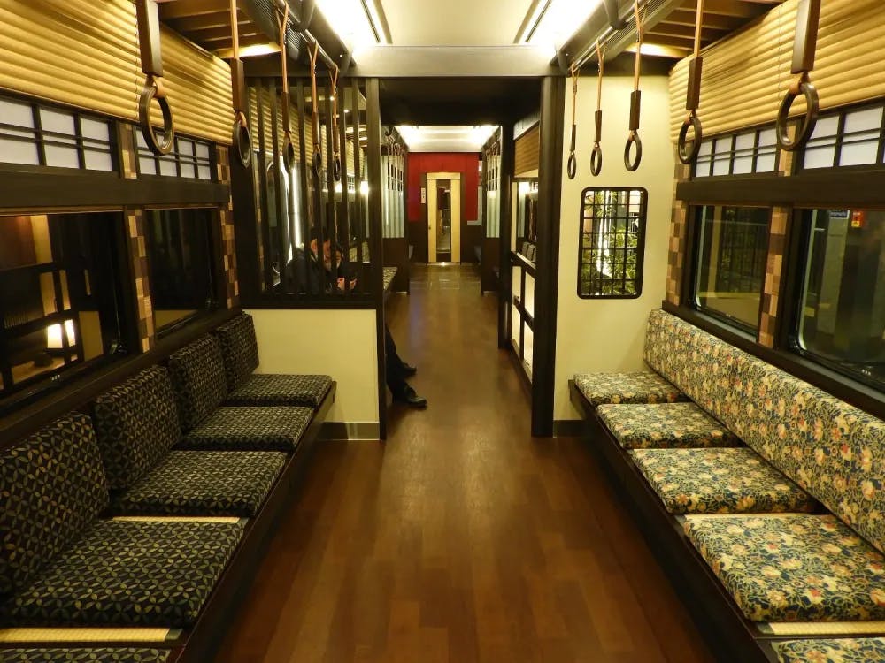 Interior of Kyo-Train Garaku