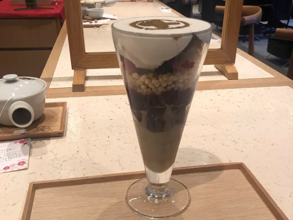 Matcha Parfait from Nakamura Tokichi in Ginza, Tokyo