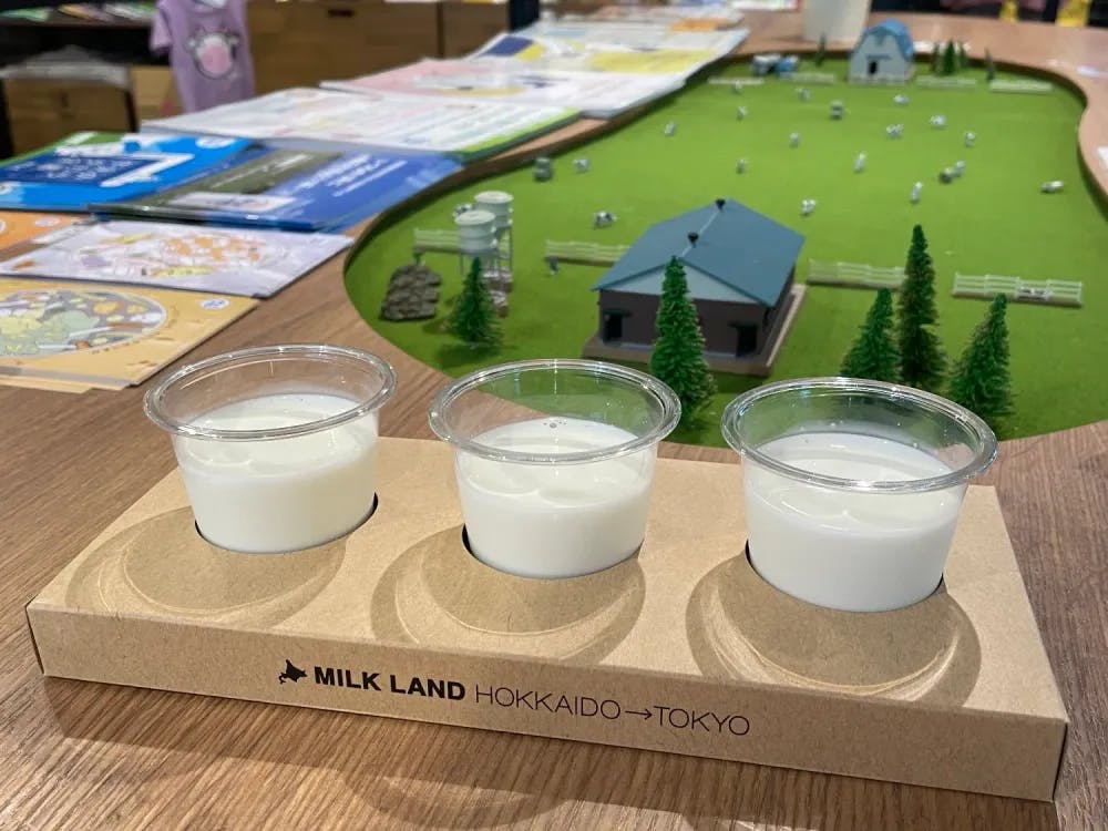 Milk Tasting Platter from Milkland Hokkaido in Jiyugaoka, Tokyo