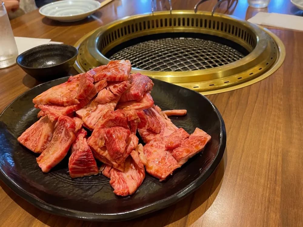 Hida Beef Yakiniku at Maruaki in Ogimachi, Gifu Prefecture