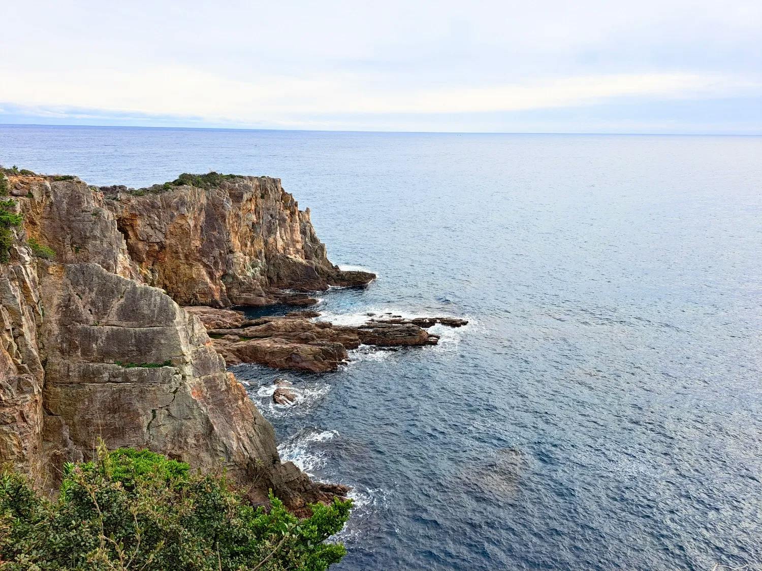 View of Sandanbeki Cliff