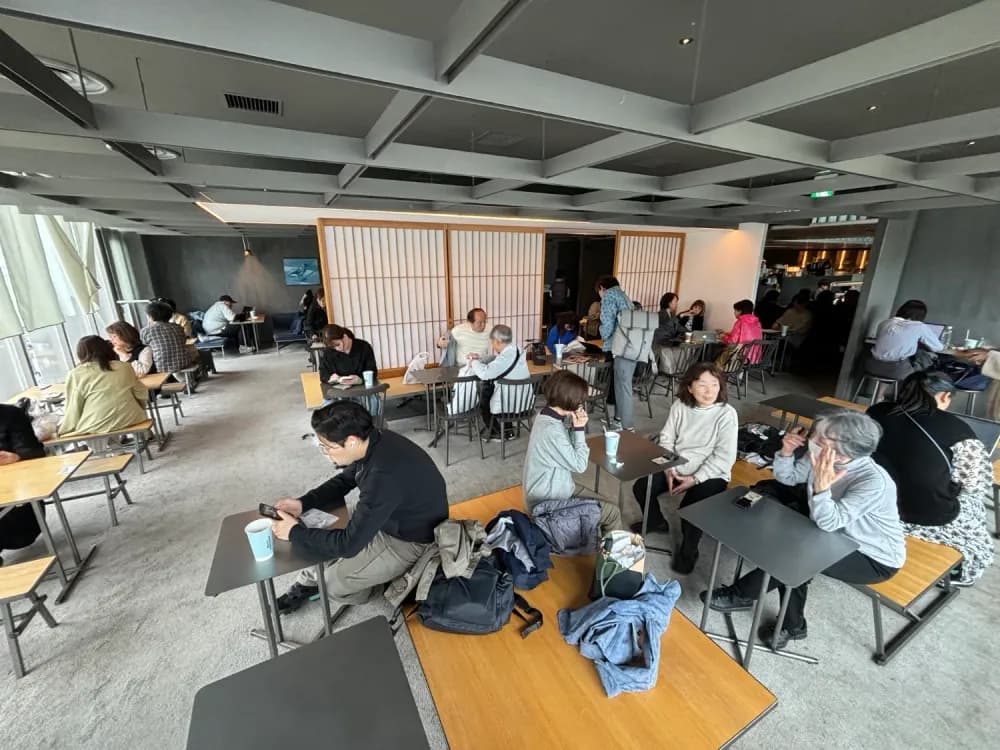 Interior of Sarutahiko Coffee